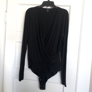 J.Crew Long Sleeve V-Neck Bodysuit